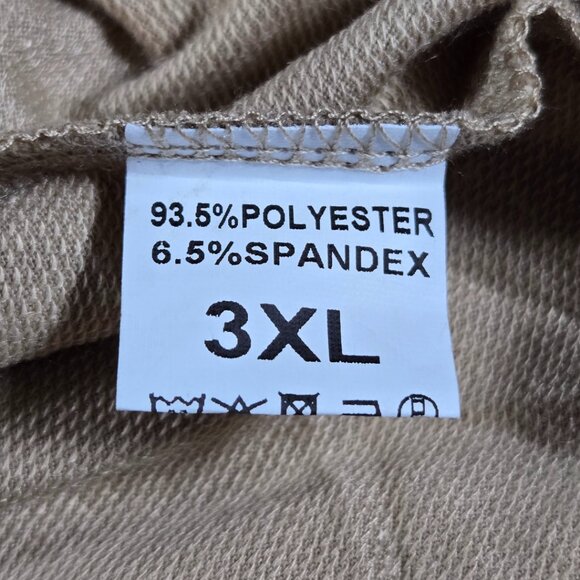 Women’s Casual Beige Shorts – Size 3XL Actual Fit XXL Comfortable Everyday Fit - Picture 3 of 4